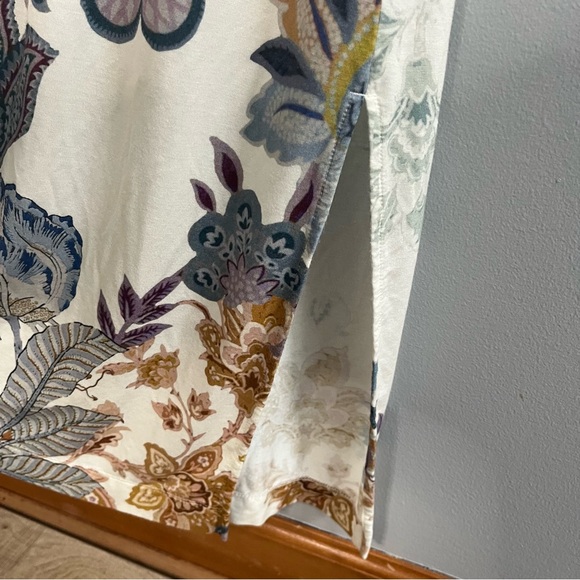 Soma Cool Nights Long Maxi Nightgown Sleep Shirt House Dress Size L Loungewear - Picture 8 of 9